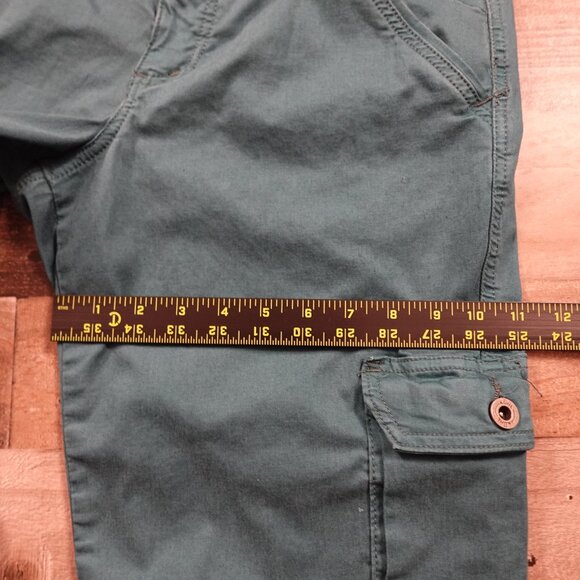 Kuhl Kultivatr Kargo Crop Pants Women’s Size 6 Everglade Teal - Picture 8 of 14
